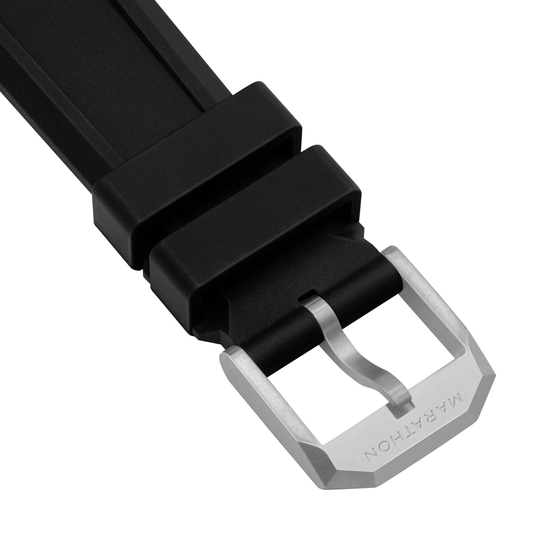 Marathon 3-Piece V2 Parkerized Rubber Dive Watch Strap