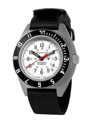 Marathon Arctic Steel Pilot Navigator Watch with Date Automatic